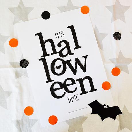 cartello stampabile di halloween