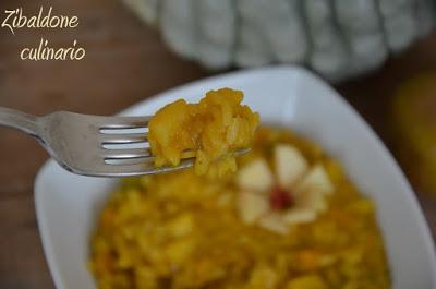 Risotto di zucca e mele