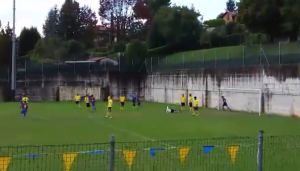 Il primo gol di Ancelliero in un video pubblicato su Facebook da Serafino Civitillo