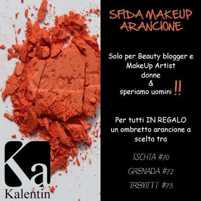 Sfida Makeup arancione Kalentin Italia