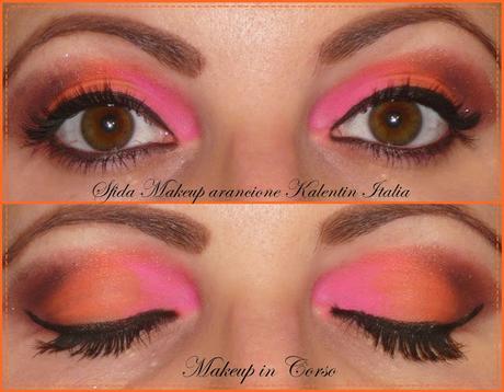 Sfida Makeup arancione Kalentin Italia