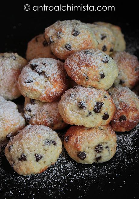 Biscotti di Kamut con Cocco, Quark e Gocce di Cioccolato