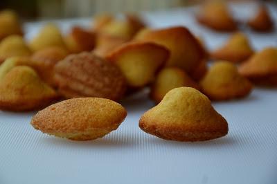 Madeleines al limone e caramello