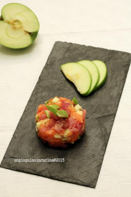 tartare-di-tonno-e-salmone-alla-mela-verde