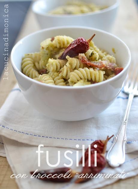 fusilli con broccoli 