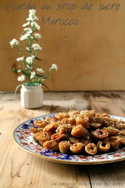 Warda au sirop de sucre dal Marocco