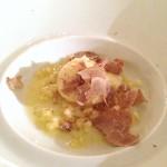 Gnocco con fonduta e tartufo bianco