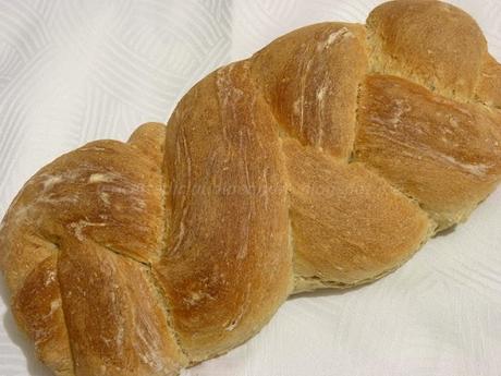 Treccioni di pane fatto in casa, con germe di grano, crusca e mix di semi