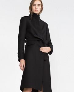 zara moda donna inverno 2015 mamme a spillo cappotto collo alto