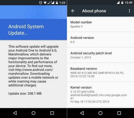 Inizia il rollout di Android M sui dispositivi Android One