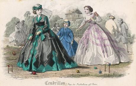 Victorian ladies' outdoor pastimes.