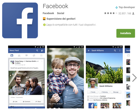 Facebook App Android