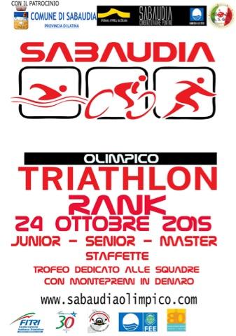 Triathlon Olimpico di Sabaudia 24.10.2015