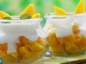 Mango yogurt greco