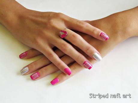 In punta di dita #1 - Striped nail art