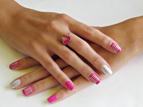 In punta di dita #1 - Striped nail art