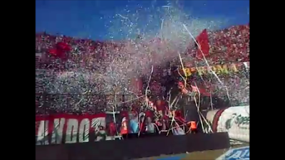 (VIDEO)Unión Santa Fe fans atmosphere vs Colon - Clásico santafesino 4.10.2015