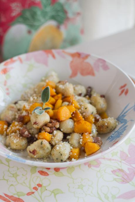 Gnocchi di pane con zucca e salsiccia Di Anna Esposto