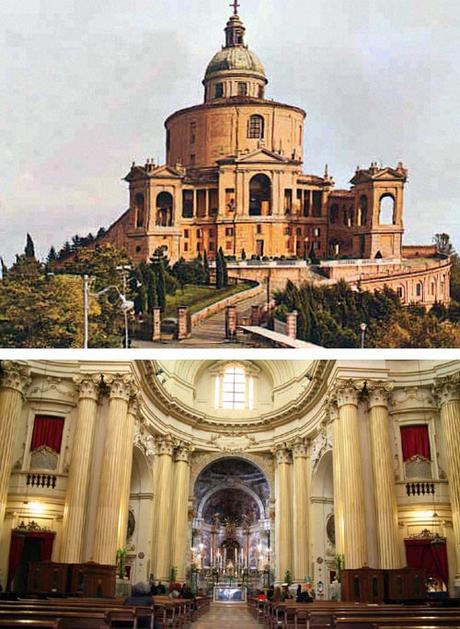 Il portico al Santuario della Madonna di San Luca (Bologna)