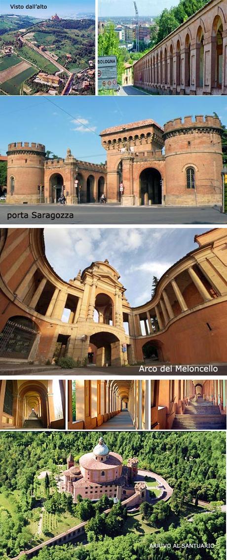 Il portico al Santuario della Madonna di San Luca (Bologna)