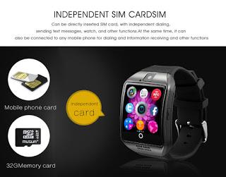 Smartwatch Phone Q18 da 1.54 pollici a 23 euro su EverBuying