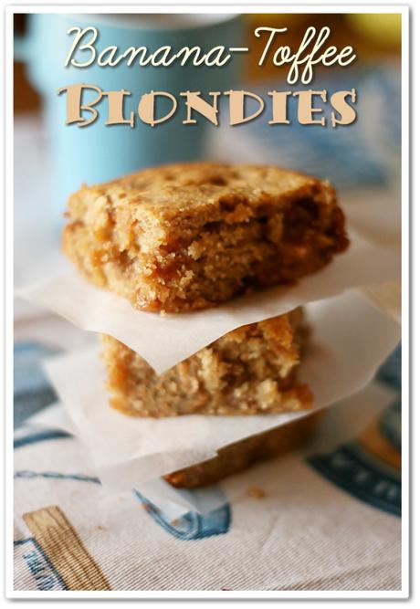 Banana toffee blondies 3