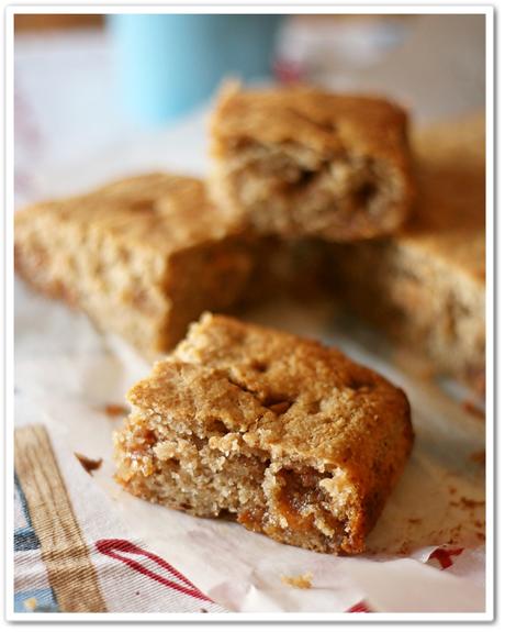 Banana toffee blondies 4