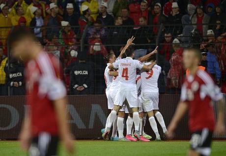 Euro 2016, Albania-Serbia 0-2; Kolarov-Ljajic allo scadere!