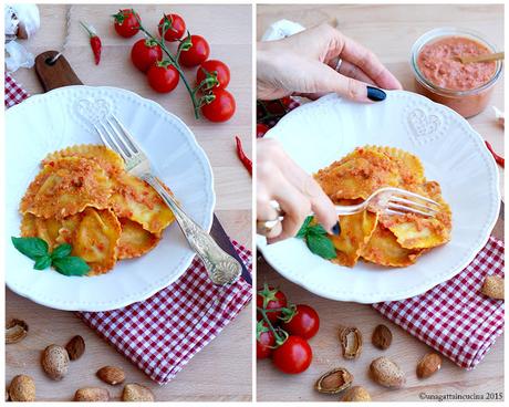 GranPanzerotti Arrabbiati al pesto di pomodori secchi e ricotta | GranPanzerotti with dried tomatoes and ricotta pesto