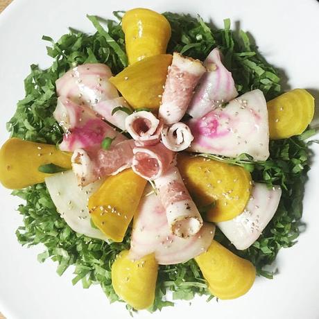 Insalata di rape e lardo