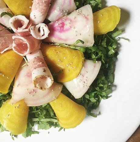 Insalata di rape e lardo