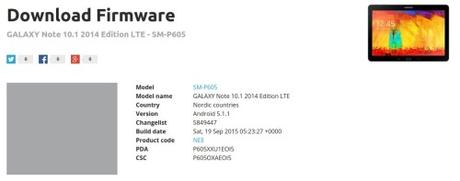 galaxy note 10.1 2014 Download firmware  P605XXU1EOI5_P605OXAEOI5_NEE   SamMobile