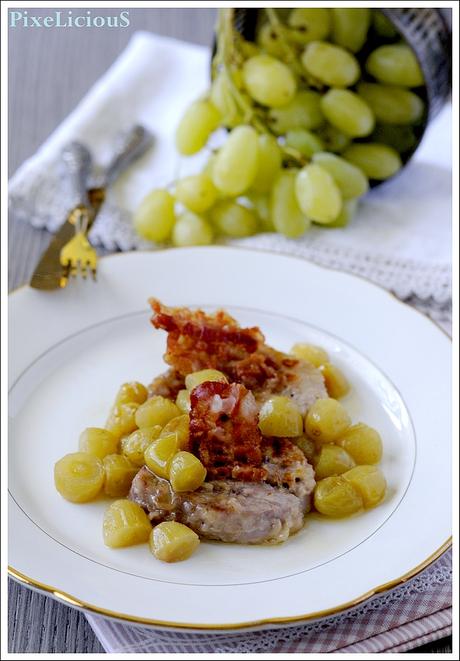 Filetto di Maiale all’Uva con Pancetta Croccante