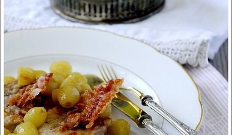 Filetto di Maiale all’Uva con Pancetta Croccante