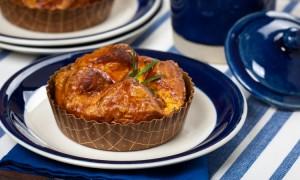 Soufflè al formaggio e pancetta