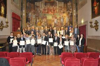 PAVIA. Premiazione dei 21 Maestri al Collegio Borromeo per rendere merito al loro impegno.