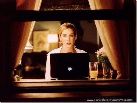 carrie-bradshaw-writing