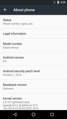 android 6.0 marshmallow su galaxy nexus Samsung Galaxy Nexus: arriva la prima custom rom con Android 6.0 Marshmallow Samsung Galaxy Nexus: arriva la prima custom rom con Android 6.0 Marshmallow Samsung Galaxy Nexus: arriva la prima custom rom con Android 6.0 Marshmallow