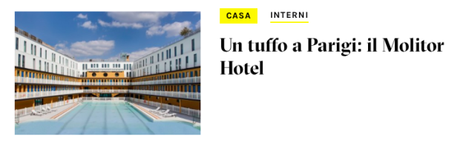 I migliori hotel e ristoranti di design su Grazia.it