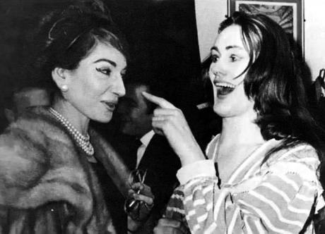 Joan Sutherland con Maria Callas