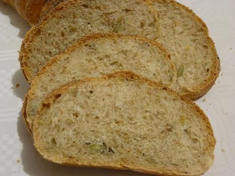 Pan ciabatta con crusca e mix di semi