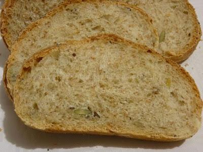 Pan ciabatta con crusca e mix di semi