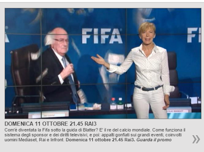 Il re del calcio (malato): l'inchiesta di Report su Blatter