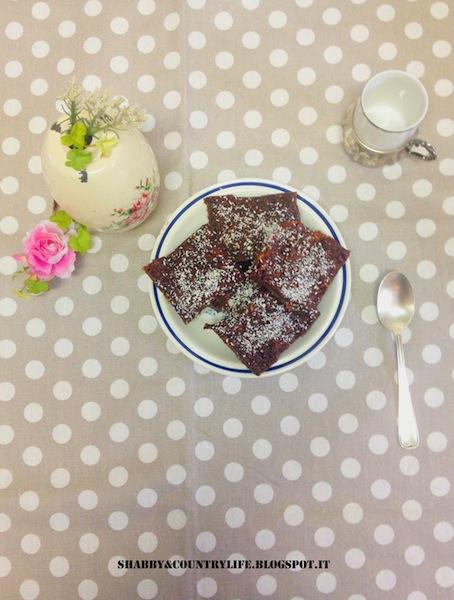 Vegan Raw Brownies super Fast and with delight! - shabby&countrylife.blogspot.it