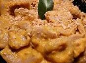 Orecchiette (più meno) farro sugo zucca nocciole