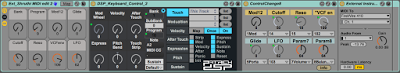 Ableton Live Mutable Instruments Shruthi-1 MIDI Editor