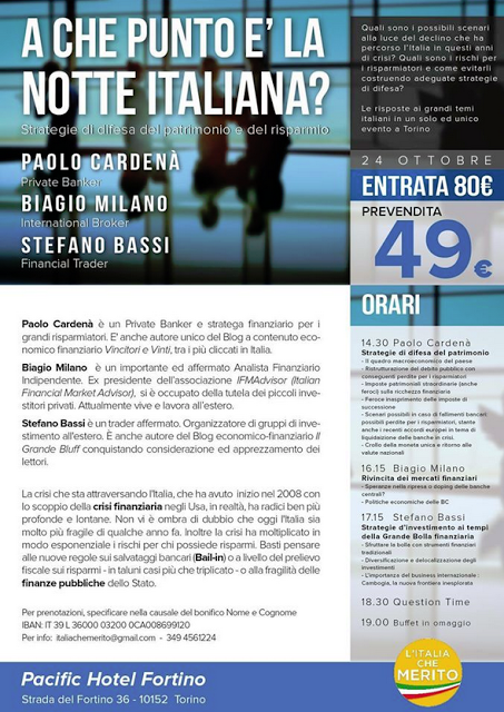 Torino Ottobre: punto notte italiana?