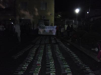 Novaledo, protesta contro la centrale a biomassa. Una centrale solo per profitto!