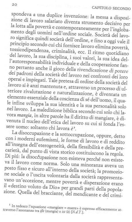 Ulrich Beck Il lavoro nell’epoca della fine del lavoro (1999) Einaudi, 2000, p. 18-21