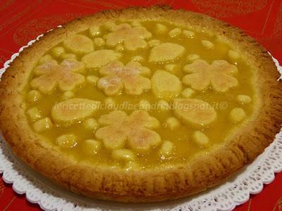 Crostata con farina di ceci e lemon curd alle uova